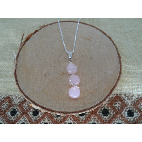 Collier Quartz Rose