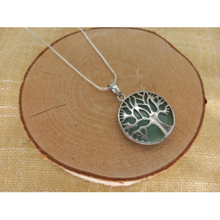 Collier Aventurine Verte Arbre de Vie