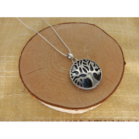 Collier Sodalite Arbre de Vie