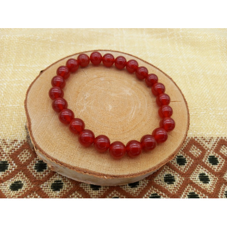 Bracelet Cornaline 8mm